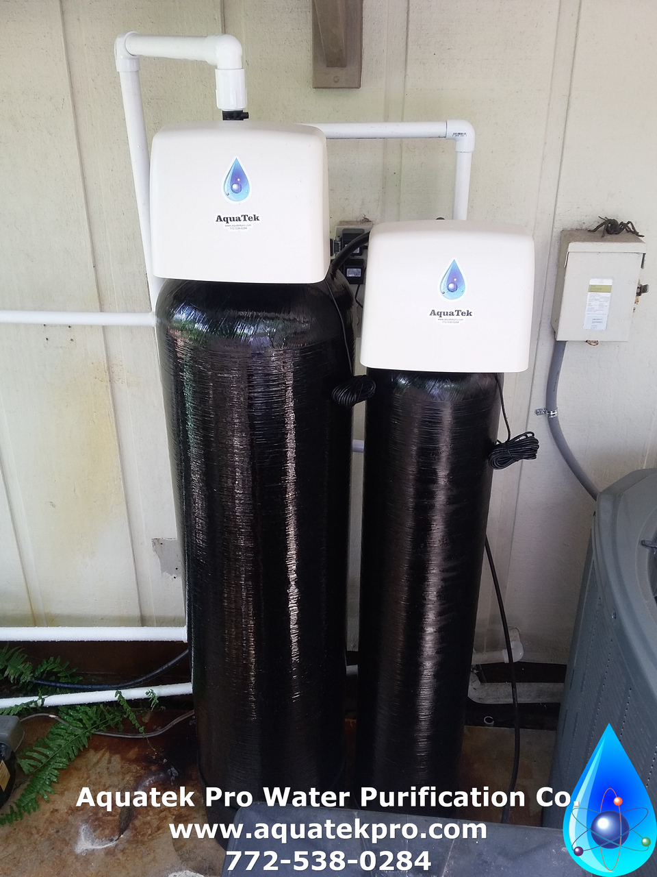 Pro 1500 series iron breaker and water softener