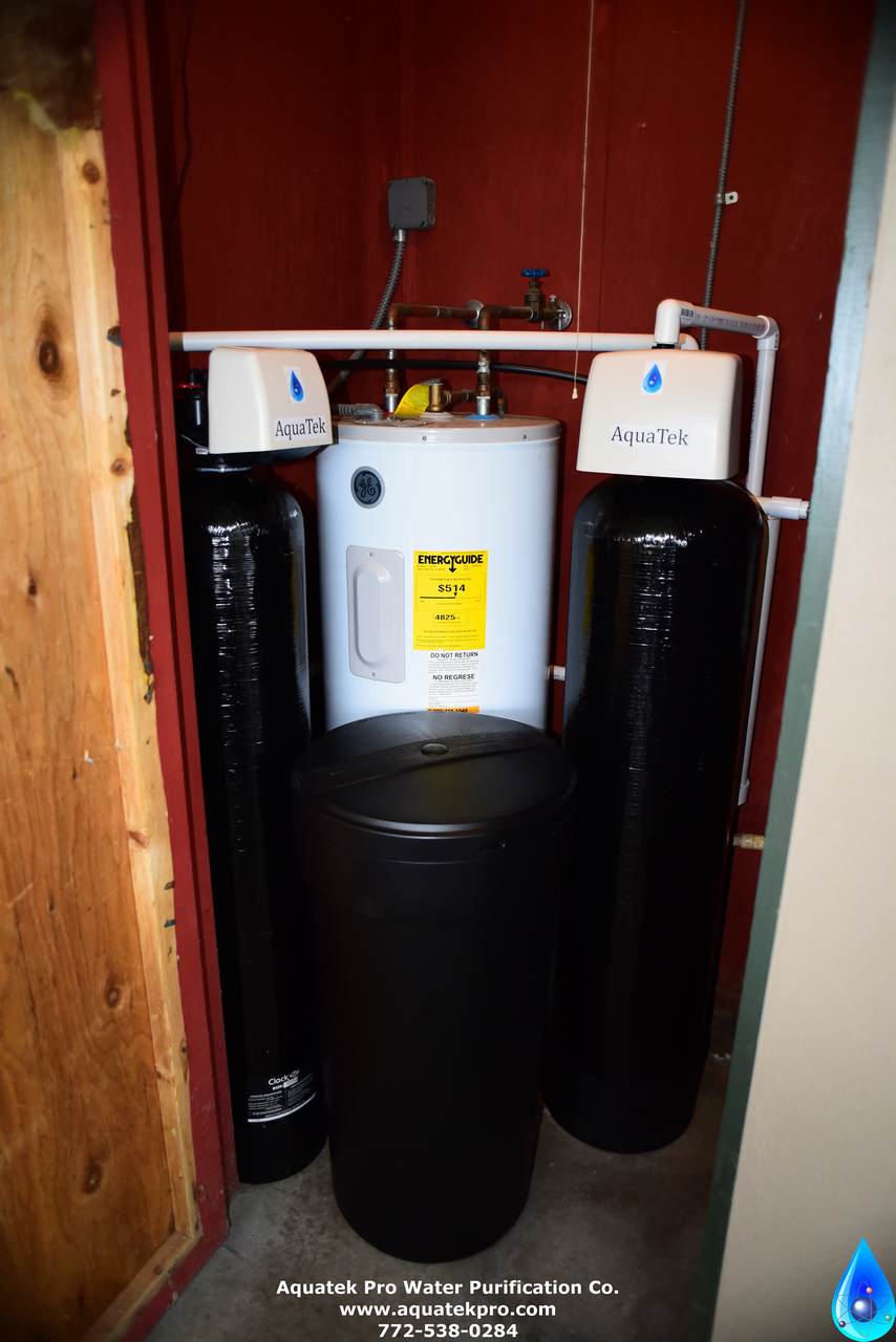 Pro 1000 series water softener and iron breaker system by Clack